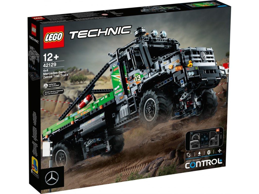 Конструктор LEGO Technic 42129 Полноприводной грузовик-внедорожник Mercedes-Benz Zetros