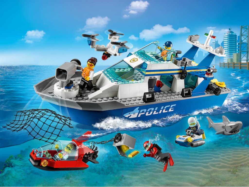 60277 Lego City Катер полицейского патруля