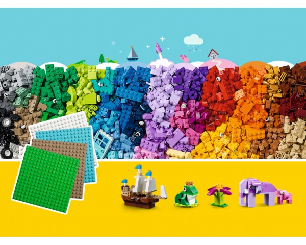 Конструктор LEGO Classic 11717 Кубики, кубики, пластины