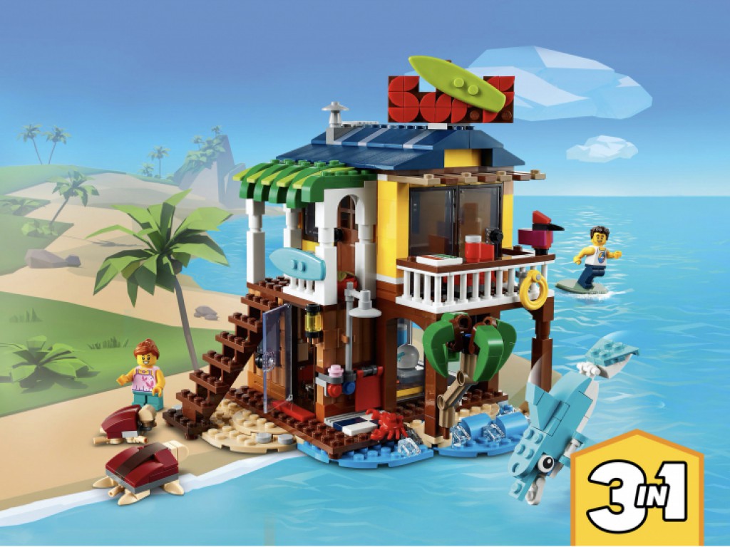 31118 Lego Creator Пляжный домик серферов