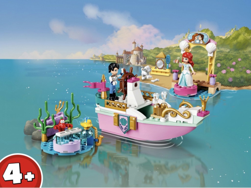 Конструктор LEGO Disney Princess 43191 Праздничный корабль Ариэль