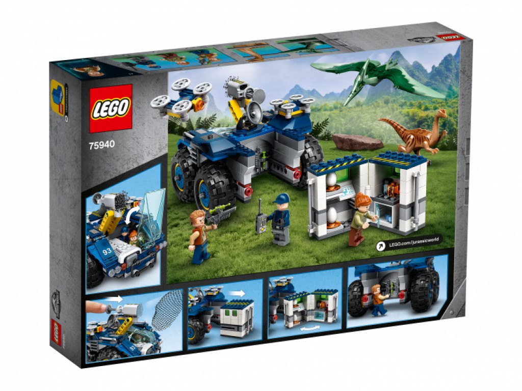 Конструктор LEGO Jurassic World 75940 Побег галлимима и птеранодона