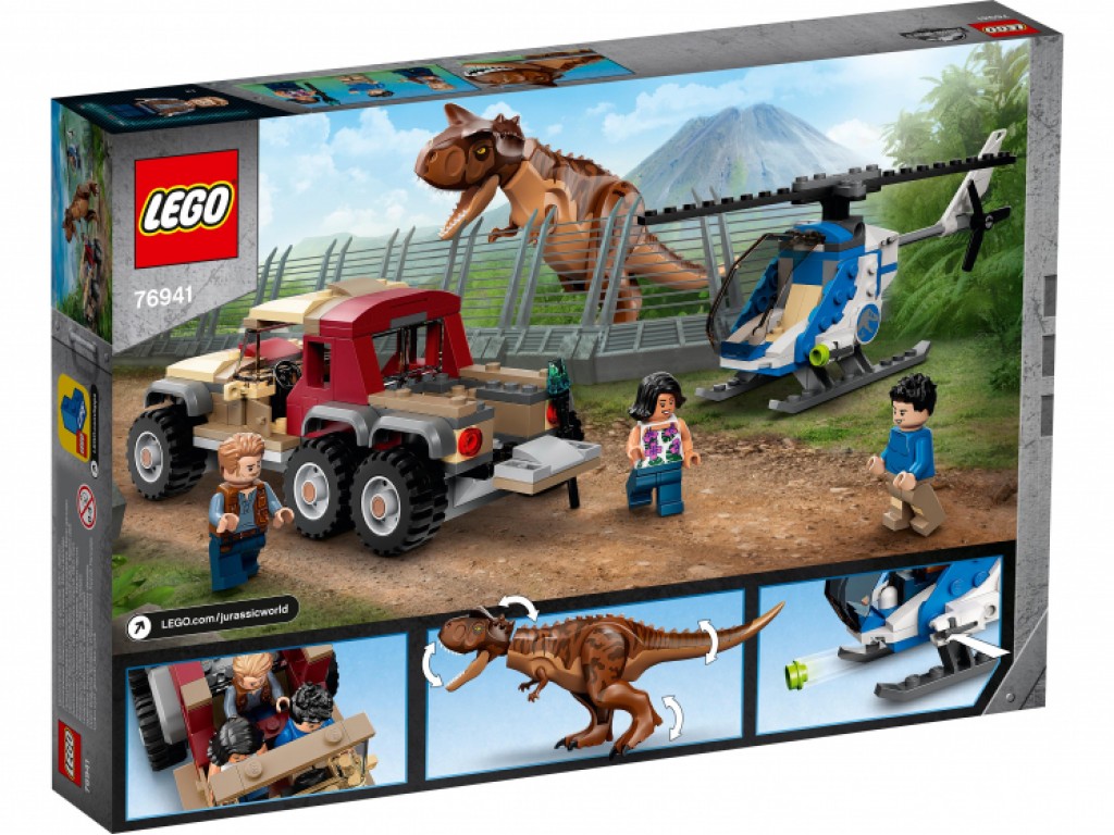 76941 Lego Jurassic World Погоня за карнотавром