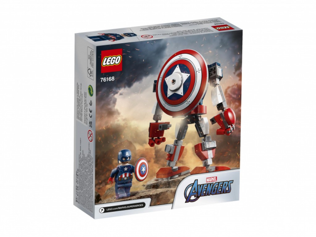 Конструктор LEGO Super Heroes 76168 Капитан Америка: Робот