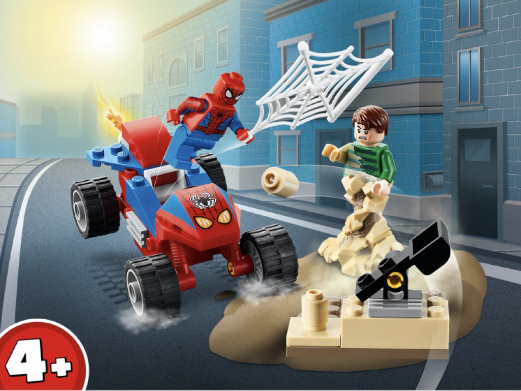 Конструктор LEGO Super Heroes 76172 Бой Человека-Паука с Песочным Человеком