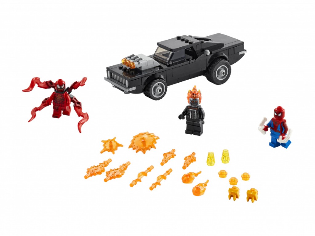 Конструктор LEGO Super Heroes 76173 Человек-Паук и Призрачный Гонщик против Карнажа