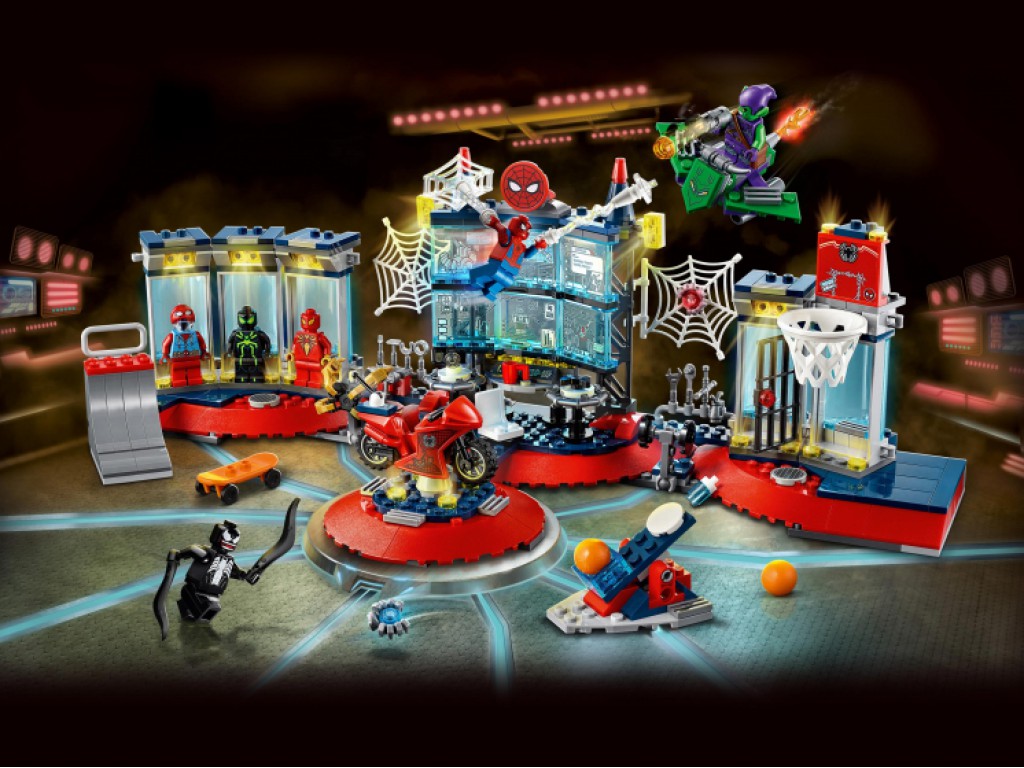 Конструктор LEGO Super Heroes 76175 Нападение на мастерскую паука