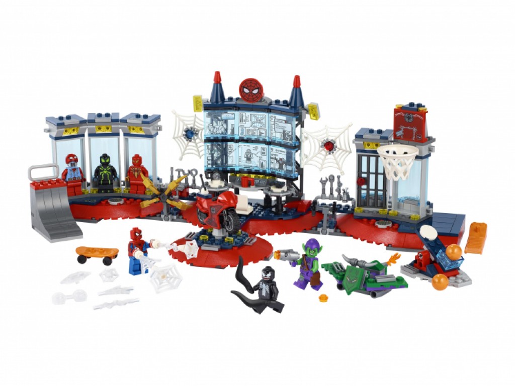 Конструктор LEGO Super Heroes 76175 Нападение на мастерскую паука