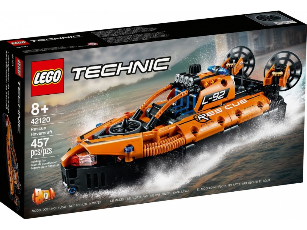 Конструктор LEGO Technic 42120 Спасательное судно на воздушной подушке