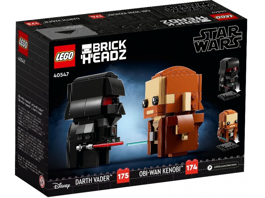 40547 Lego BrickHeadz Оби-Ван Кеноби и Дарт Вейдер