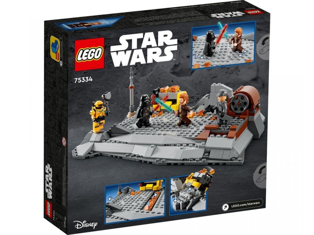 Конструктор LEGO Star Wars 75334 Оби-Ван Кеноби против Дарта Вейдера