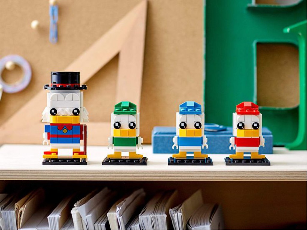 40477 Lego BrickHeadz Скрудж Макдак, Билли, Вилли и Дилли