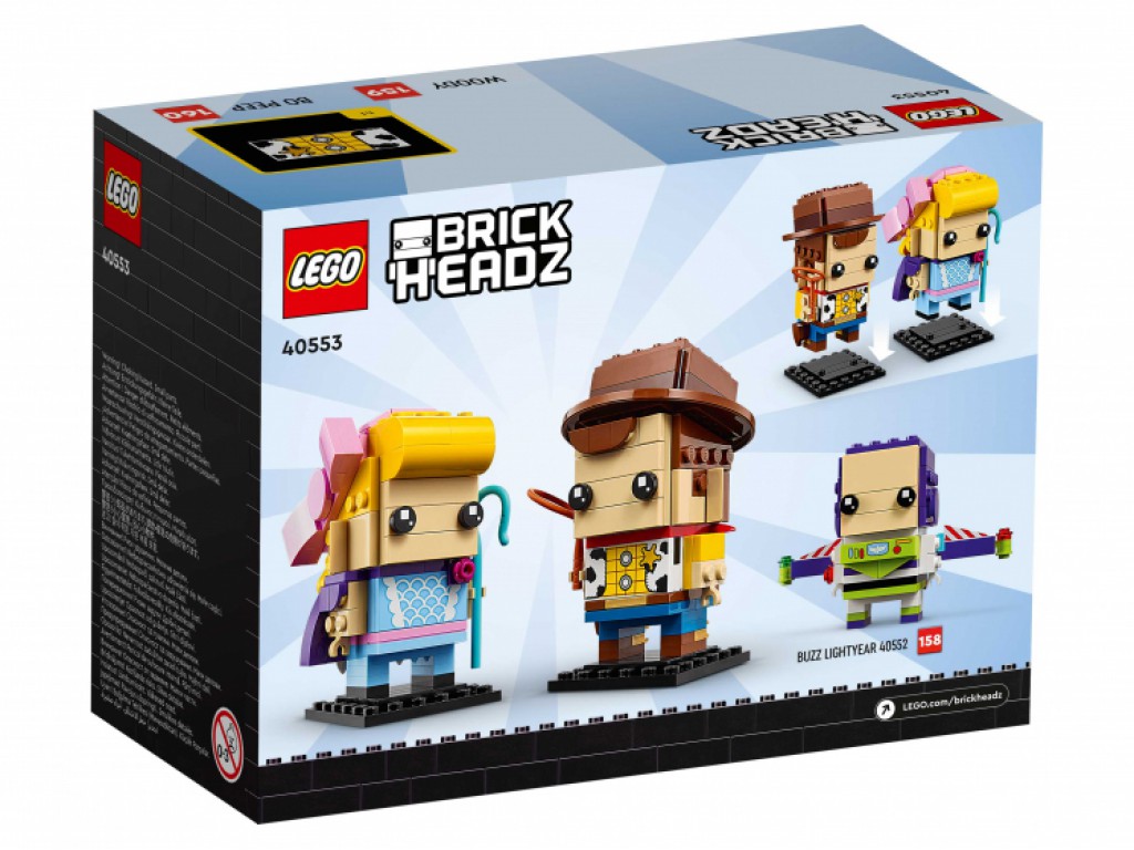 Конструктор LEGO BrickHeadz 40553 Вуди и Бо Пип