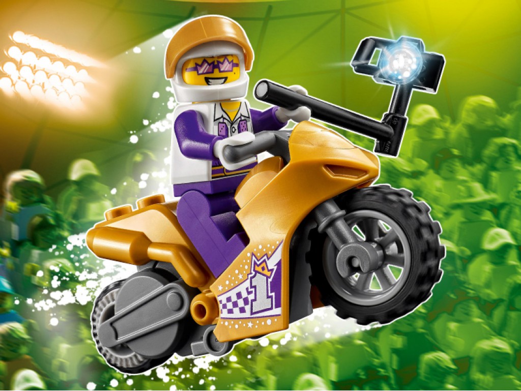 60309 Lego City Трюковый мотоцикл с экшн-камерой