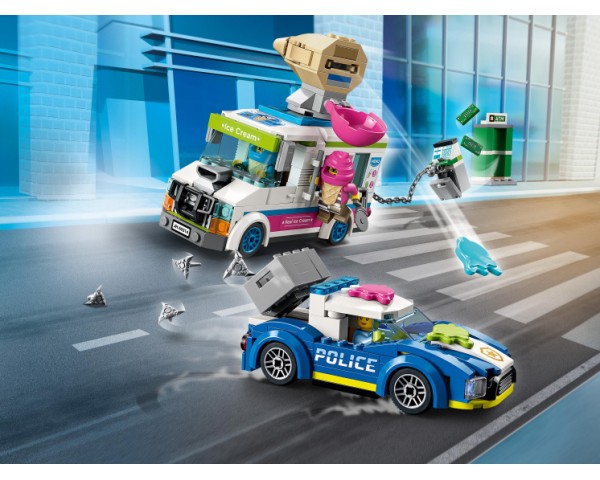 60314 Lego City Погоня полиции за грузовиком с мороженым