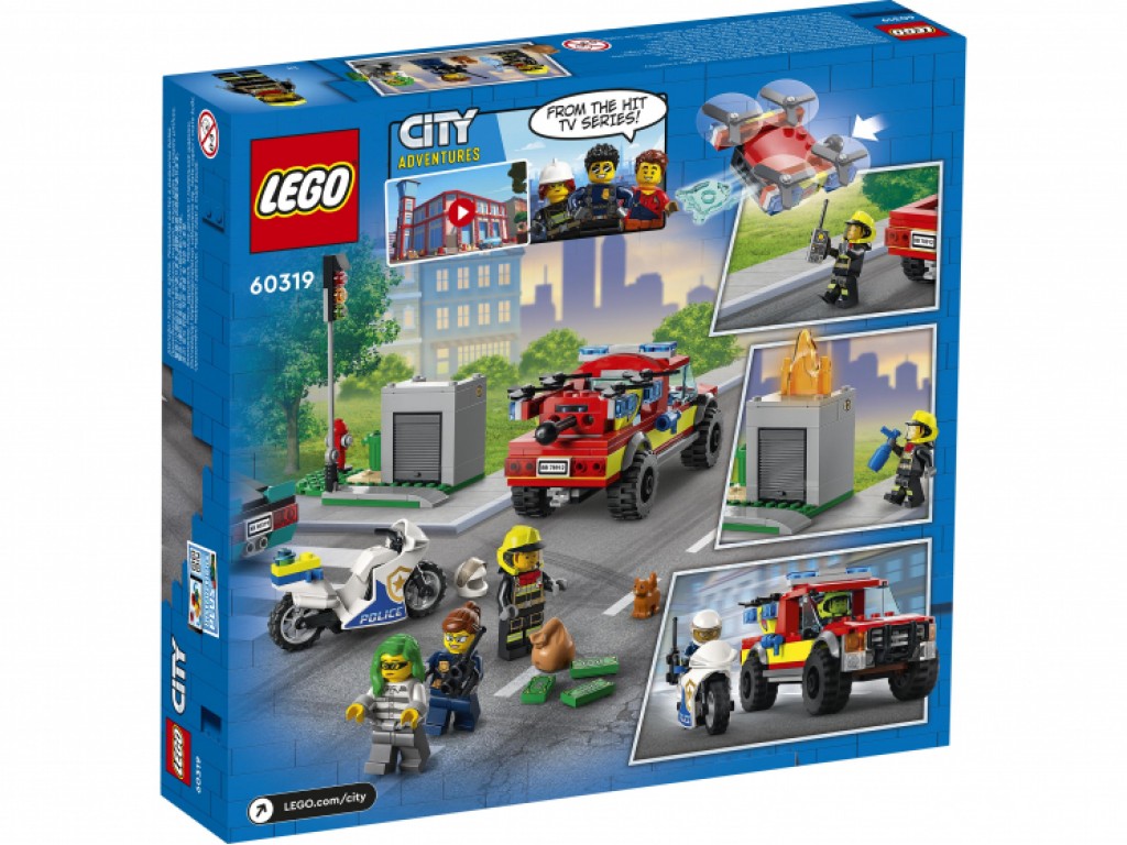 60319 Lego City Пожарная бригада и полицейская погоня