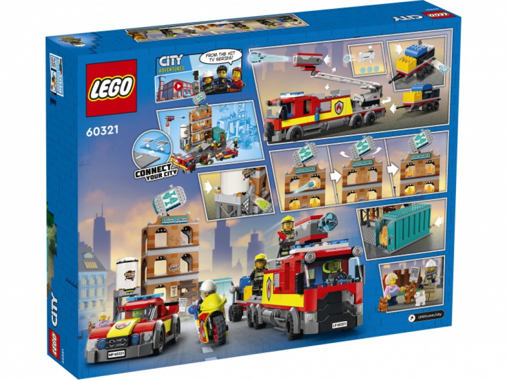 60321 Lego City Пожарная команда