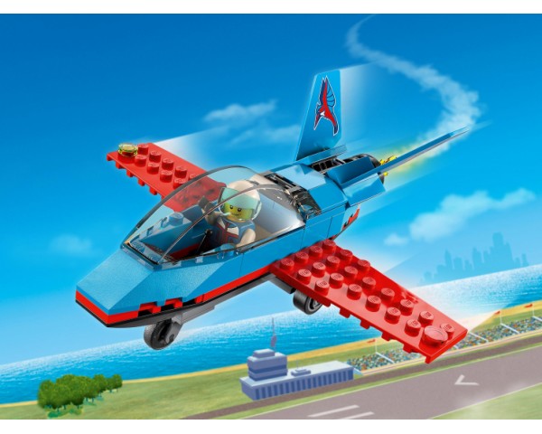 Конструктор LEGO City 60323 Трюковый самолёт