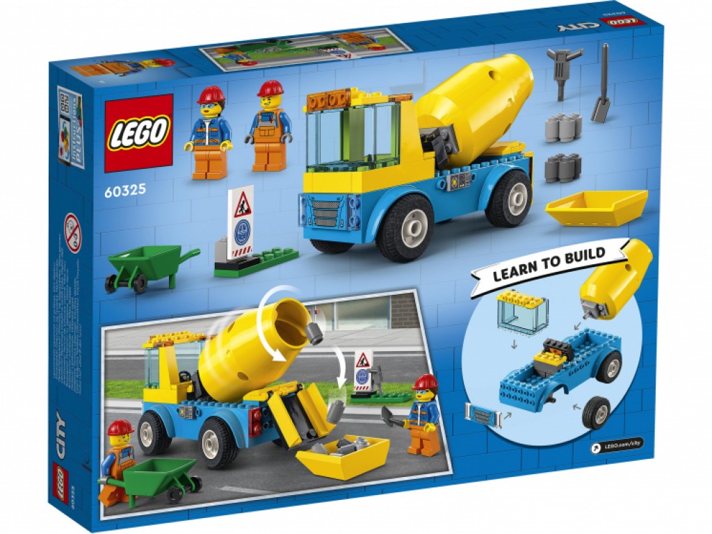 60325 Lego City Бетономешалка