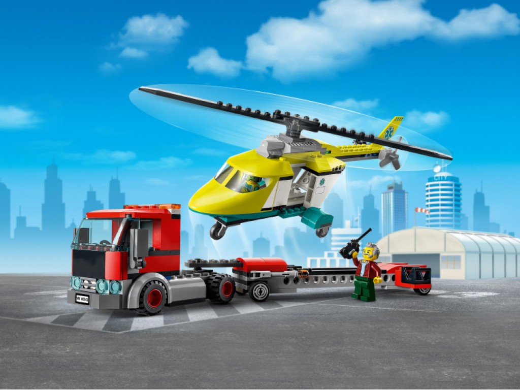 60343 Lego City Грузовик для спасательного вертолёта