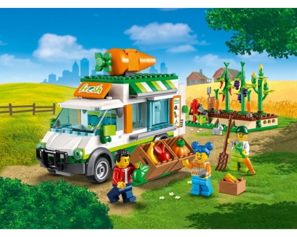 Конструктор LEGO City 60345 Грузовик для доставки овощей