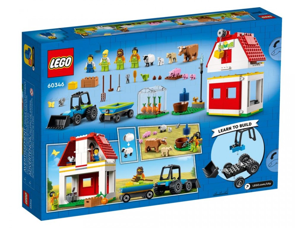 60346 Lego City Ферма и амбар с животными
