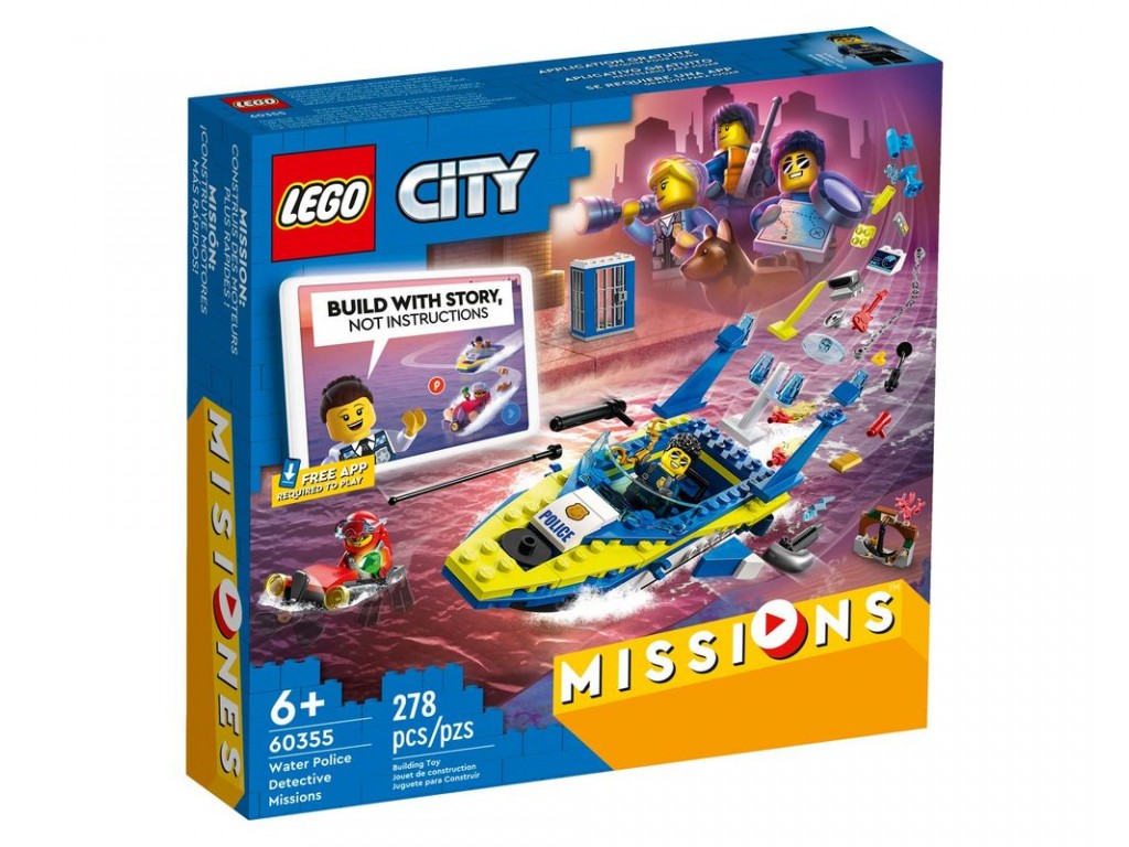 60355 Lego City Детективные расследования водной полиции