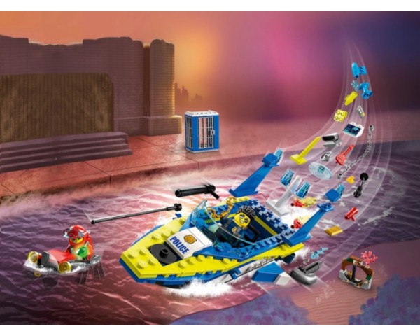 Конструктор LEGO City 60355 Детективные расследования водной полиции