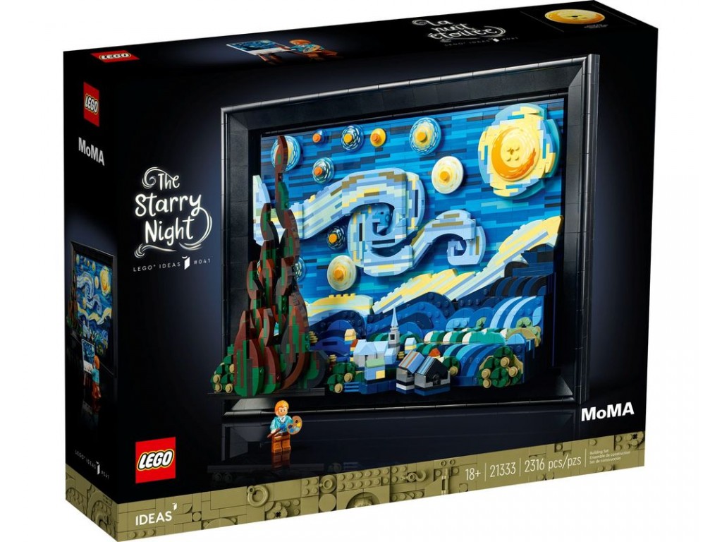 Конструктор LEGO Ideas 21333 Звездная ночь Ван Гога