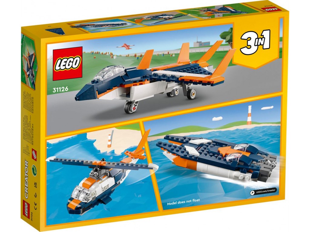 31126 Lego Creator Сверхзвуковой самолёт