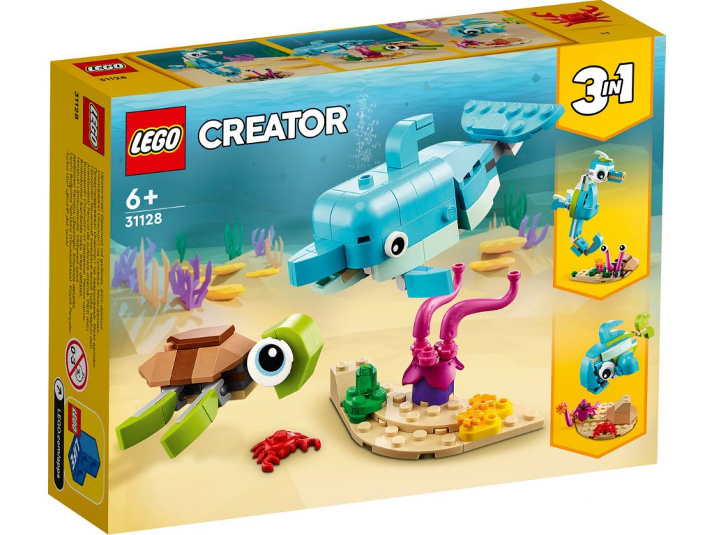 31128 Lego Creator Дельфин и черепаха
