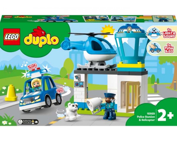 Конструктор LEGO Duplo 10959 Полицейский участок и вертолёт
