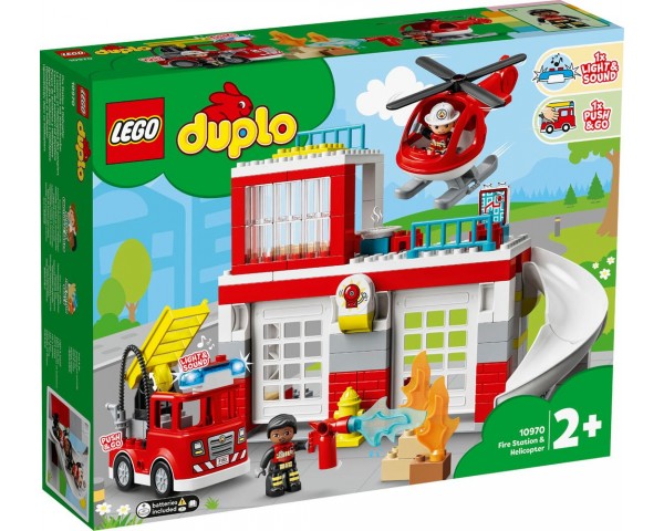 10970 Lego Duplo Пожарная часть и вертолёт