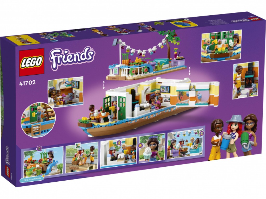 41702 Lego Friends Плавучий дом на канале