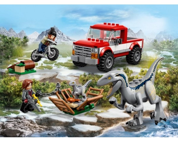 76946 Lego Jurassic World Блу и поимка бета-велоцираптора