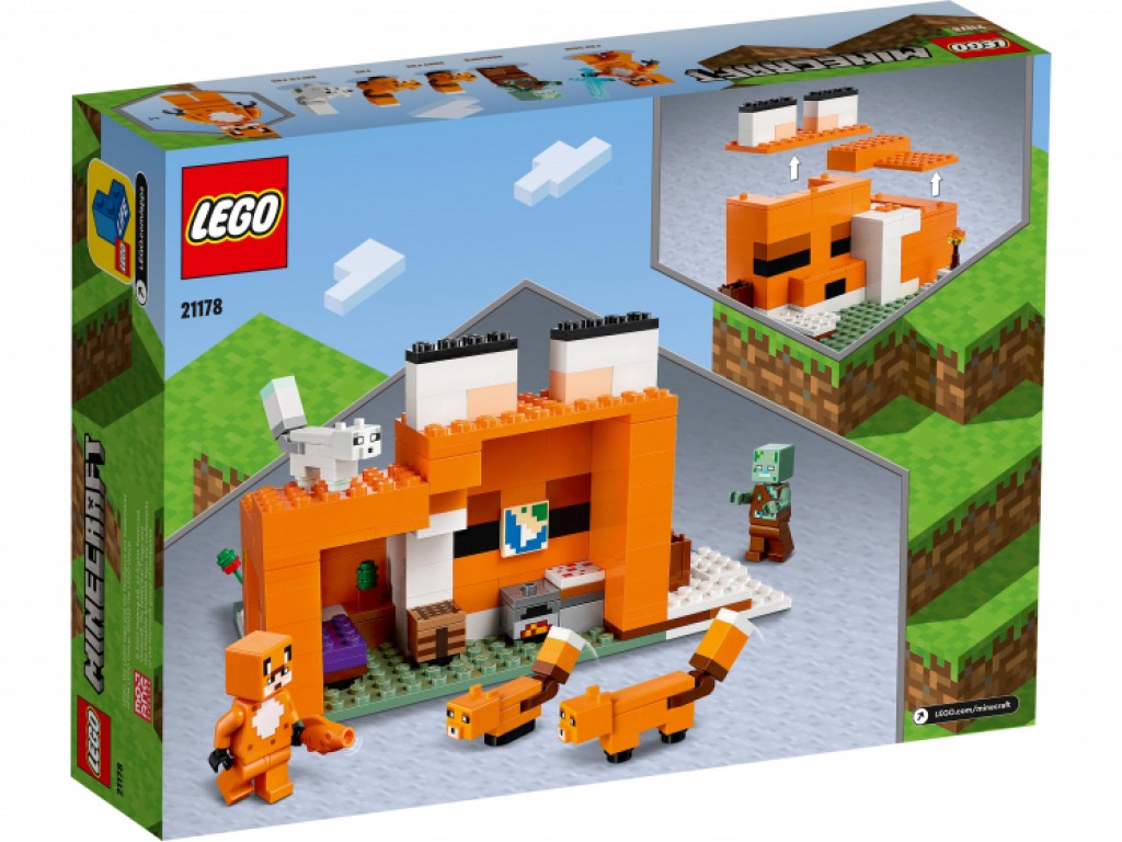 21178 Lego Minecraft Лисья хижина