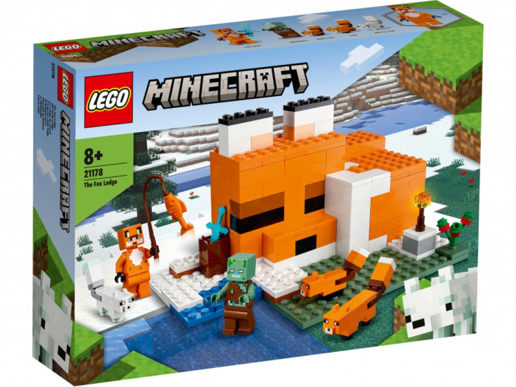 21178 Lego Minecraft Лисья хижина