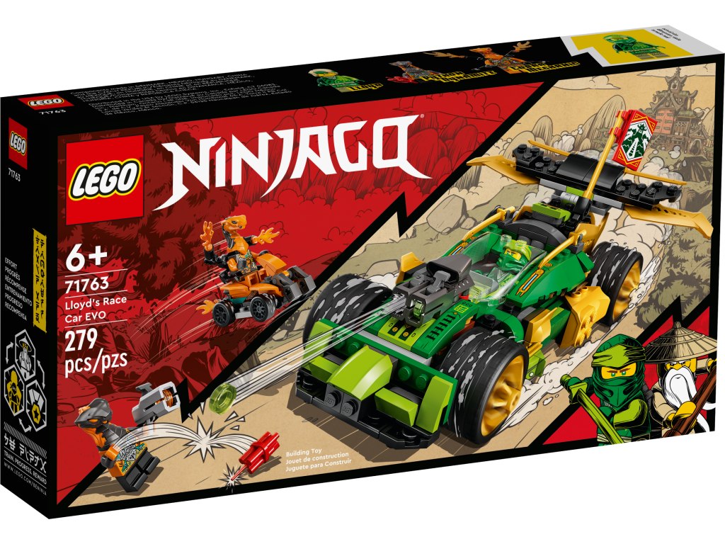71763 Lego Ninjago Гоночный автомобиль ЭВО Ллойда