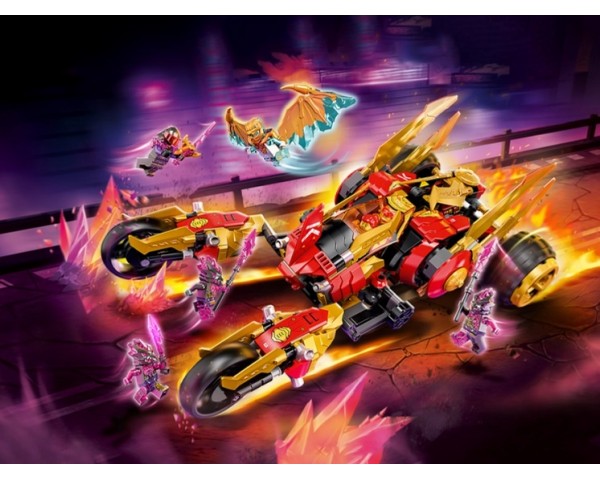 Конструктор LEGO Ninjago 71773 Золотой налетчик драконов Кая