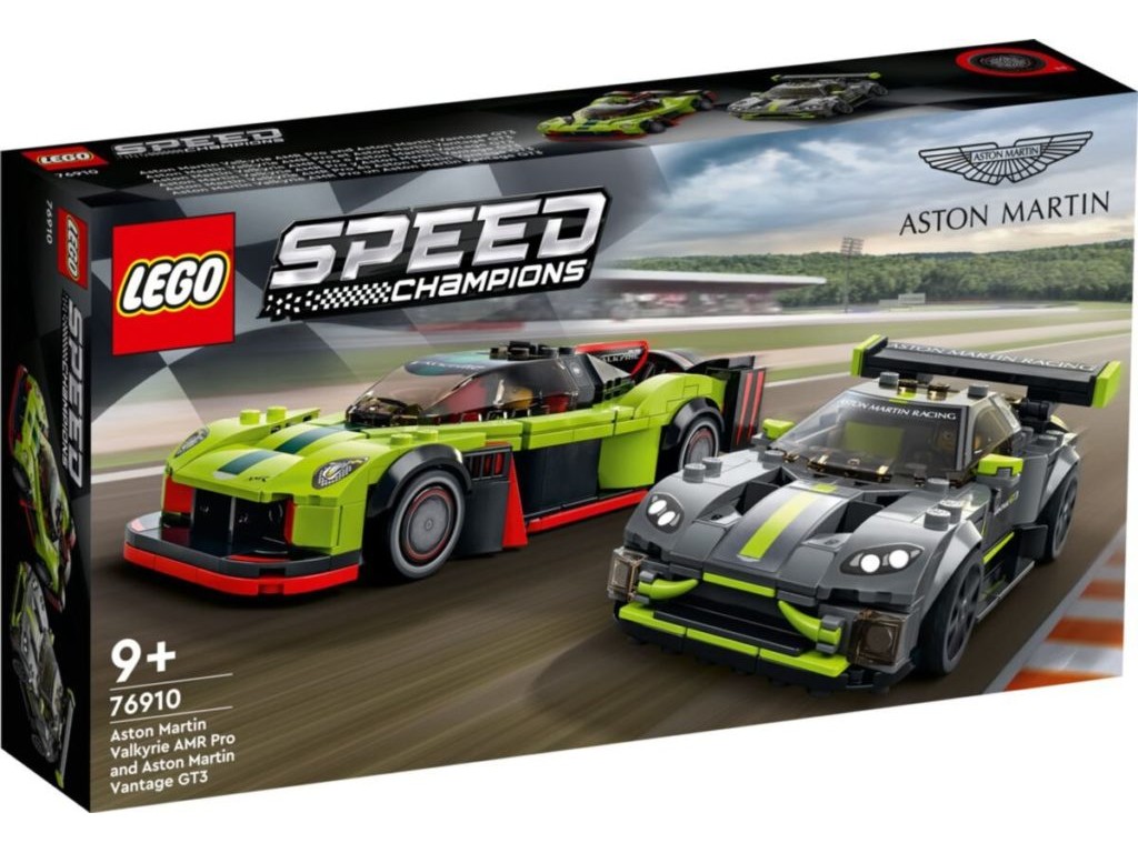76910 Lego Speed Champions Aston Martin Valkyrie AMR Pro и Aston Martin Vantage GT3