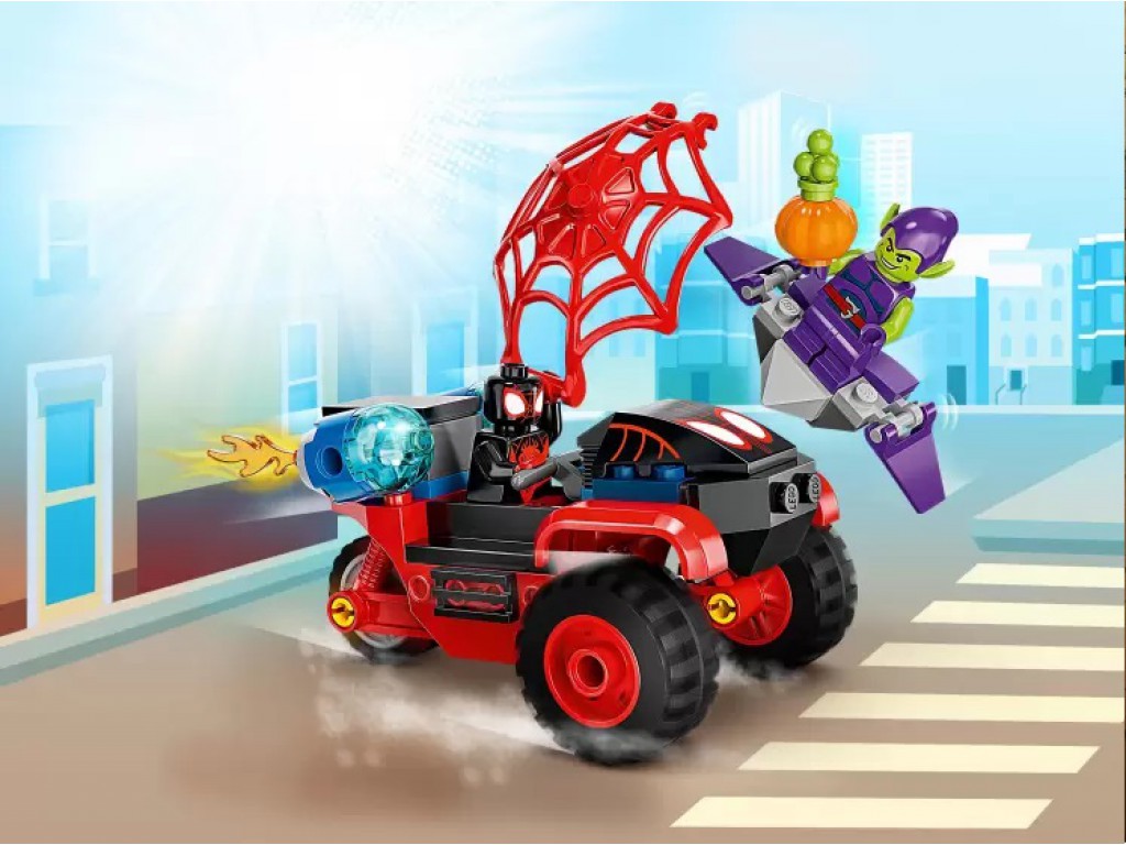 Конструктор LEGO Spidey and Amazing Friends 10781 Майлз Моралес: техно-трайк Человека-Паука