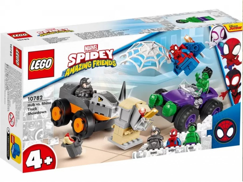 10782 Lego Spidey and Amazing Friends Схватка Халка и Носорога на грузовиках