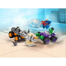 10782 Lego Spidey and Amazing Friends Схватка Халка и Носорога на грузовиках