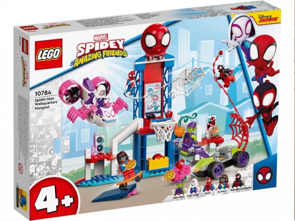 Конструктор LEGO Spidey and Amazing Friends 10784 Вечеринка в штабе Человека-Паука