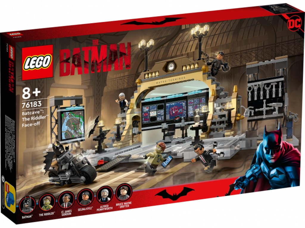 Конструктор LEGO Super Heroes 76183 Бэтпещера: схватка с Загадочником