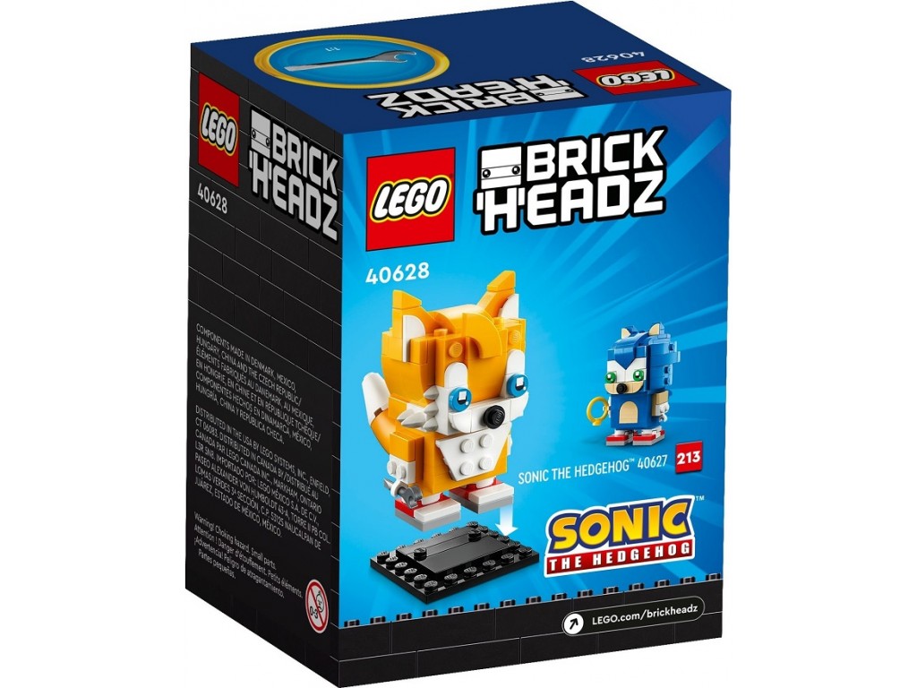 Конструктор LEGO BrickHeadz 40628 Майлз «Тейлз» Прауэр