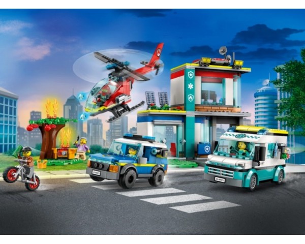 60371 Lego City Центр управления спасательным транспортом