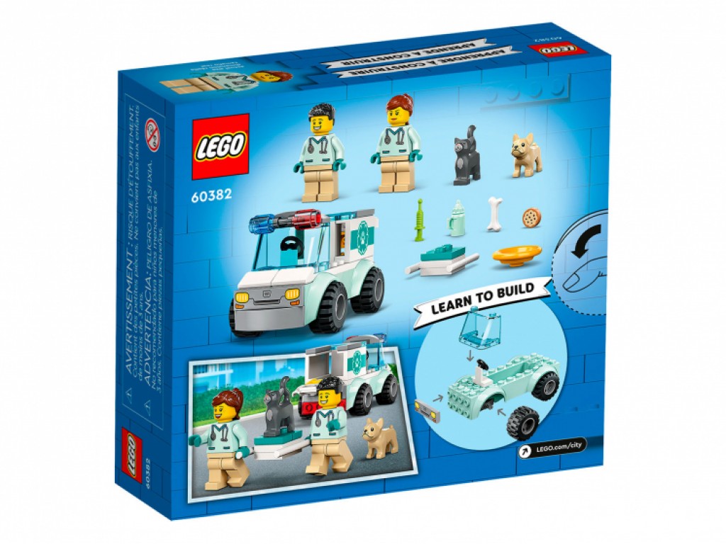 LEGO City 60382 Ветеринарный фургон