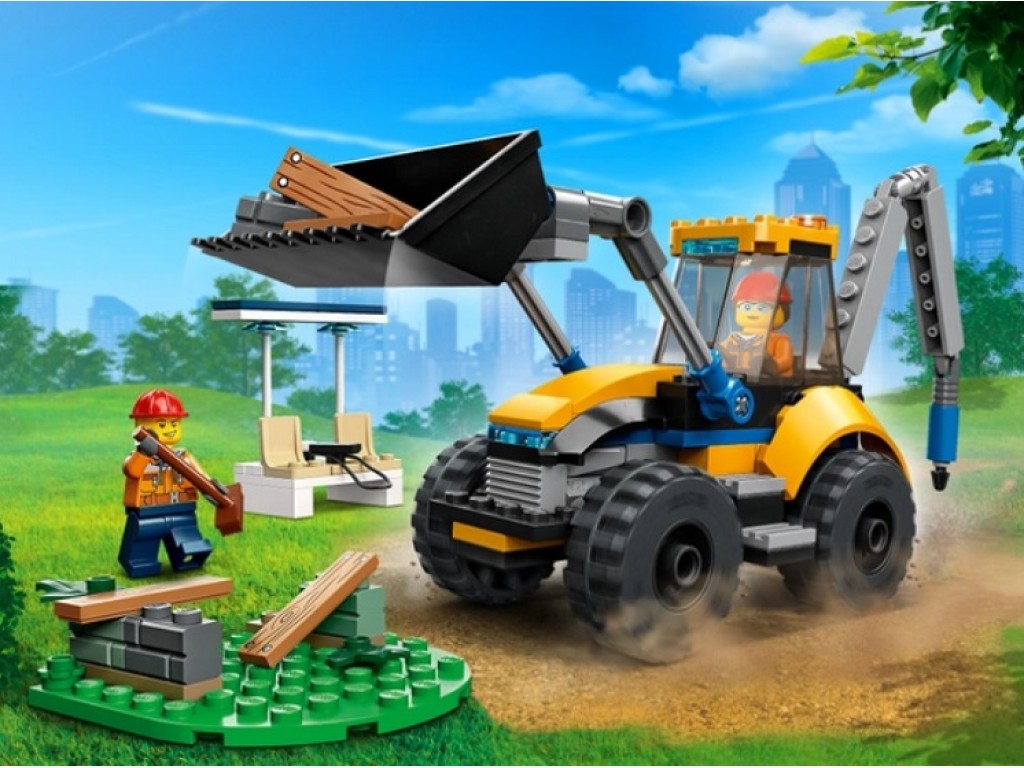 LEGO City 60385 Строительный экскаватор