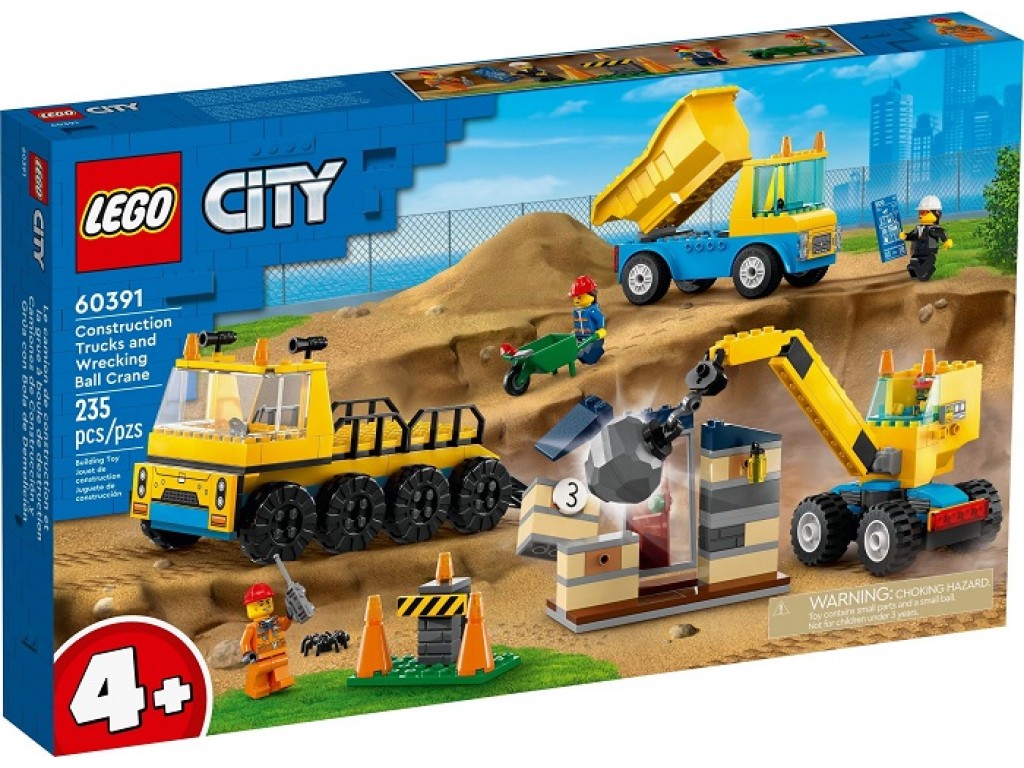 LEGO City 60391 Строительные машины и шаровой кран